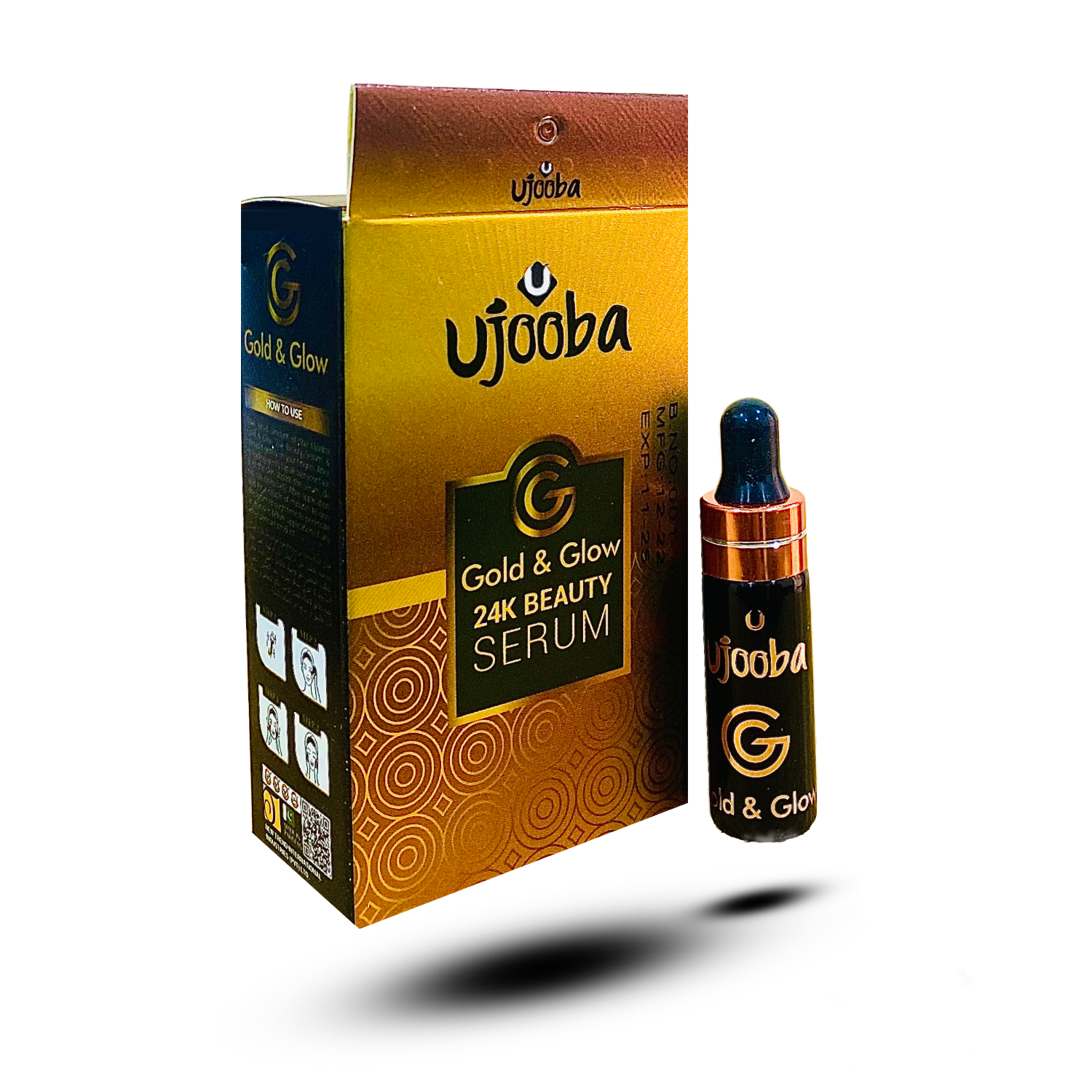 UJOOBA- GOLD AND GLOW - SÉRUM DE BEAUTÉ 24K