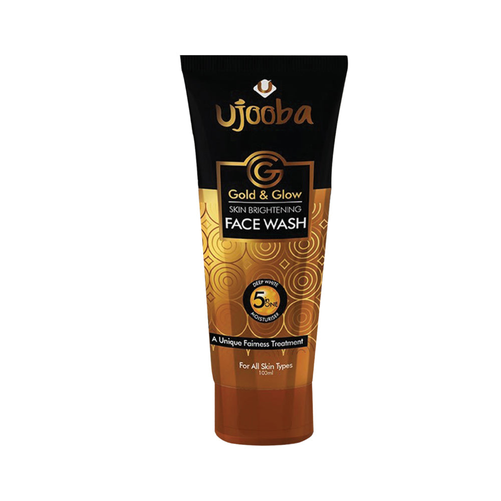 UJOOBA - NETTOYANT VISAGE ÉCLAIRCISSANT POUR LA PEAU GOLD AND GLOW